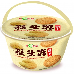 紅麴餅，猴菇餅